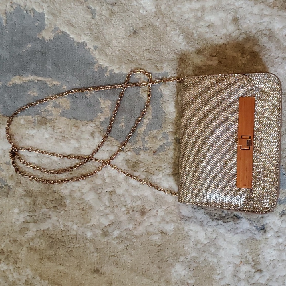Small cocktail handbag  Tose gold